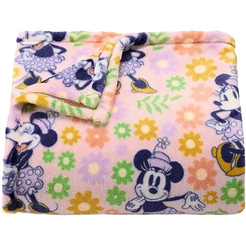 The-Big-One-Throw-Blanket-Plush-Super-Soft-Minnie-Summer-Flowers